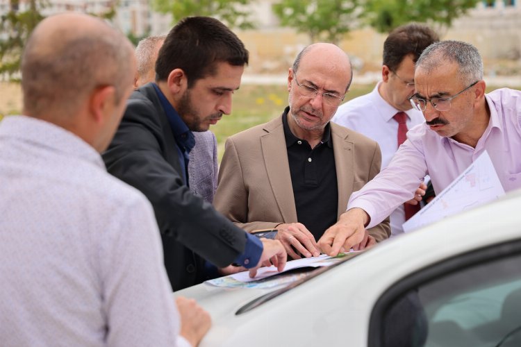 Konya Selçuklu'da Yelda Parkı'na inceleme