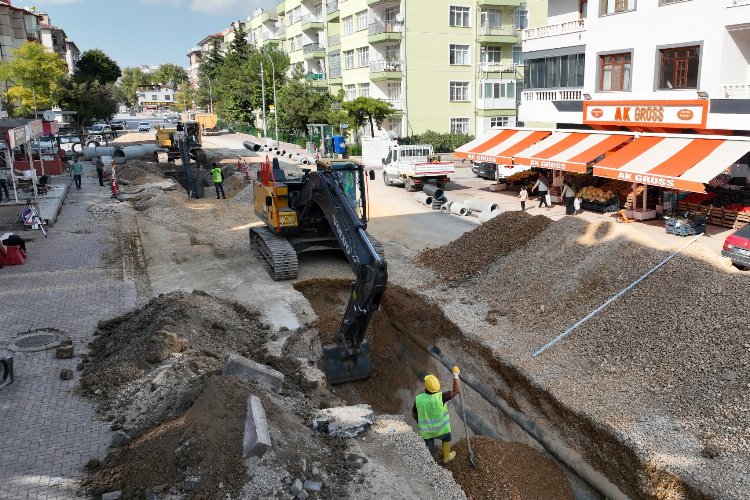 KOSKİ'den Malas Caddesi'ne şebeke ıslahı