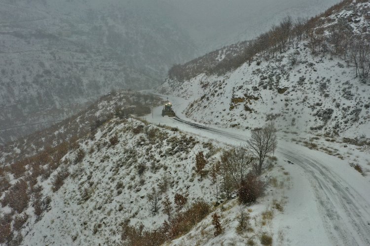 Malatya'da kar 530 mahallenin yolunu kapattı!