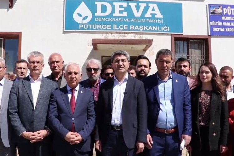 Malatya Pötürge'den DEVA yanıtı: "Saldırılar bizi yolumuzdan döndüremez"