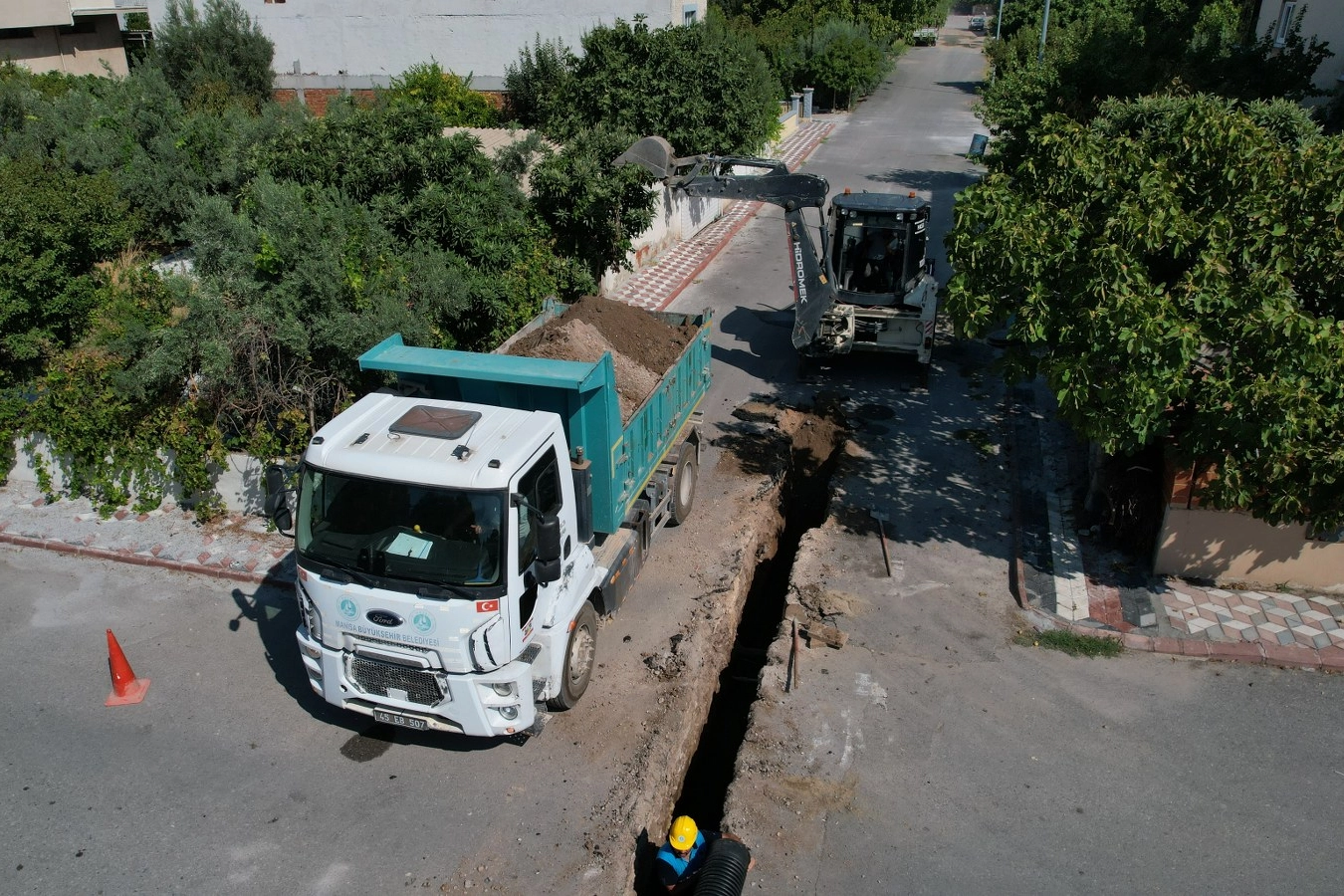 Manisa Akhisar'da sel ve taşkınlara son verecek yatırım