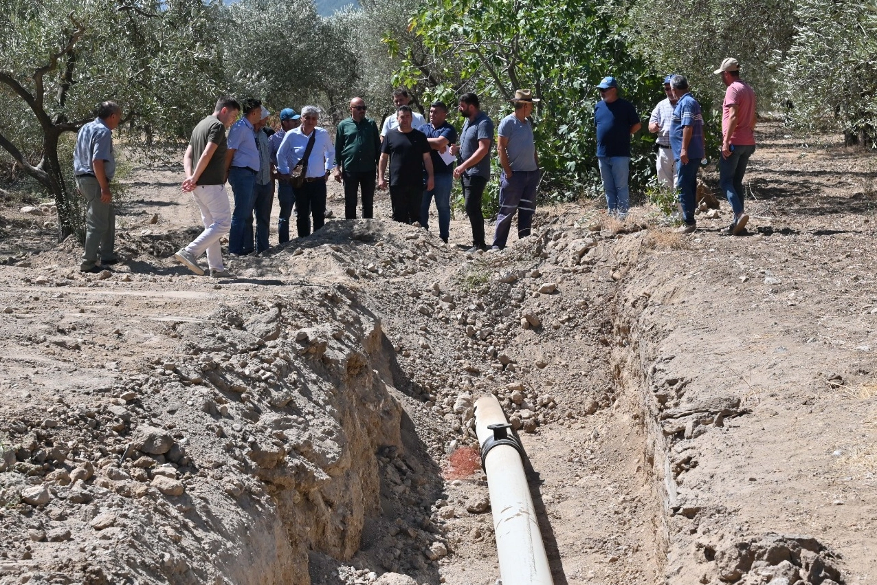 Manisa'da 2 bin 100 dekar arazi Öveçli ile suya kavuşacak