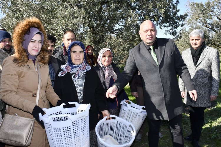 Manisa'da başarılı üretici kursiyerlere koruyucu ekipman desteği