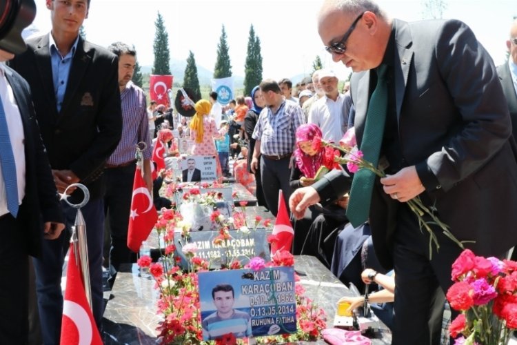 Manisa'da maden şehitleri anıldı