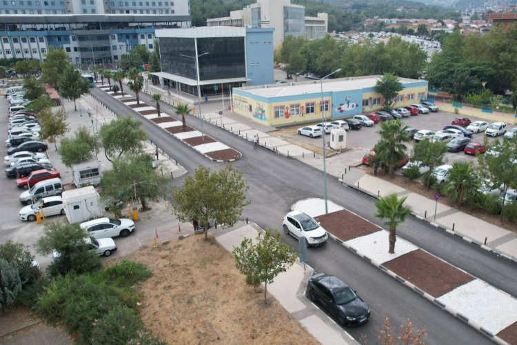 Manisa'da üniversite hastanesine peyzaj çalışması