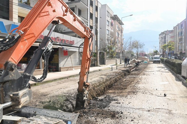 Manisa Şehzadeler'de altyapı çalışmaları sürüyor