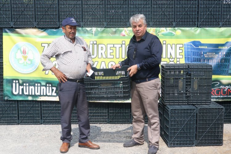 Manisalı üreticiye şimdi de 'zeytin kasası' desteği