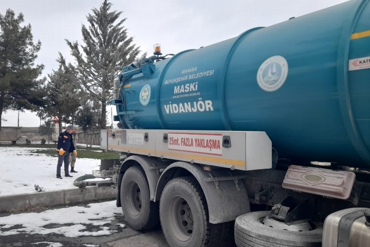 MASKİ araçları deprem bölgesinde