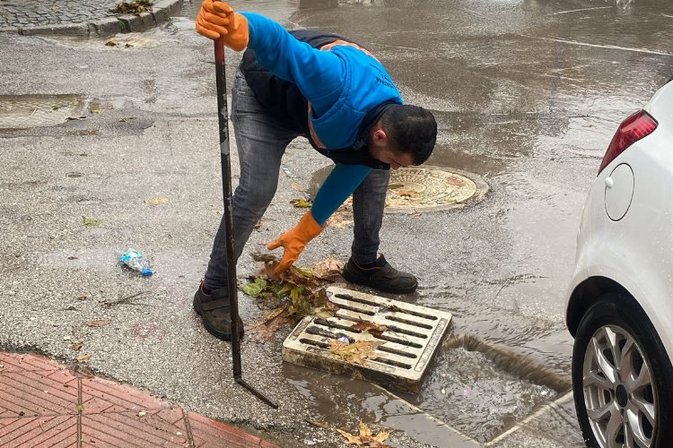 MASKİ ekipleri yağış boyunca sahada