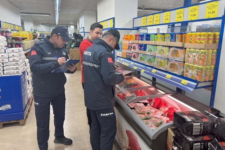 Melikgazi'de ramazan ayı öncesi fiyat ve etiket denetimi