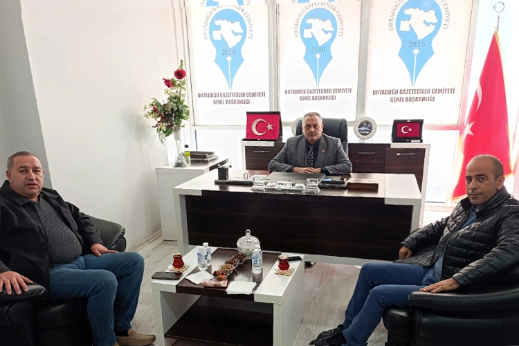 Mesut Demir ve İsrafil Avcı'dan Ağrı'da OGC Genel Başkanı Aydın’a ziyaret