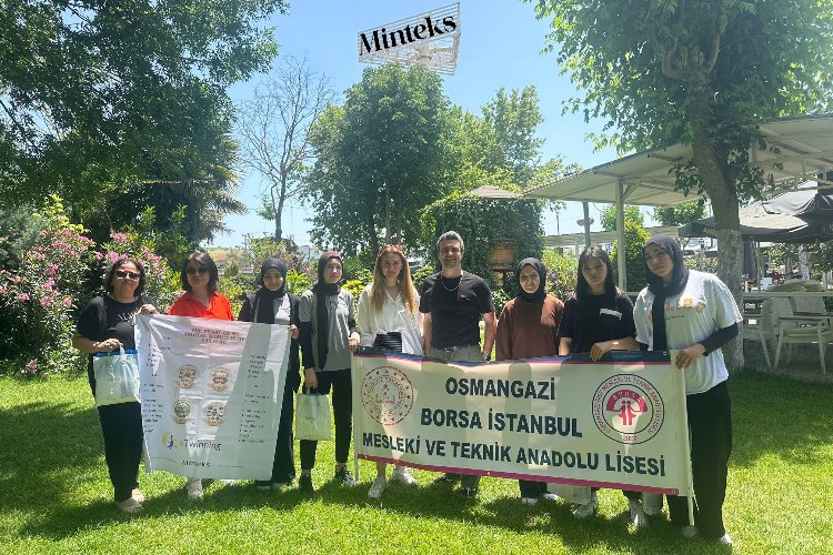 Minteks'e e-twinning projesi kapsamında ziyaret