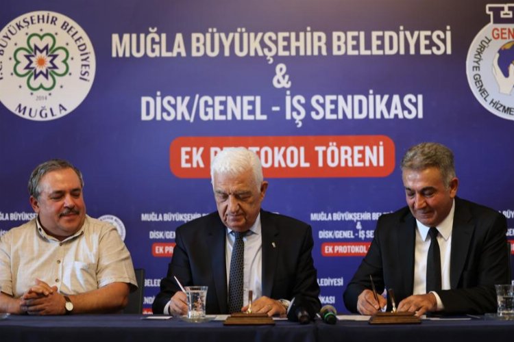 Muğla Büyükşehir'de 3 bin 58 personeli ilgilendiren ek protokol