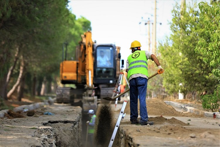 Muğla Büyükşehir'den alt yapı çalışması