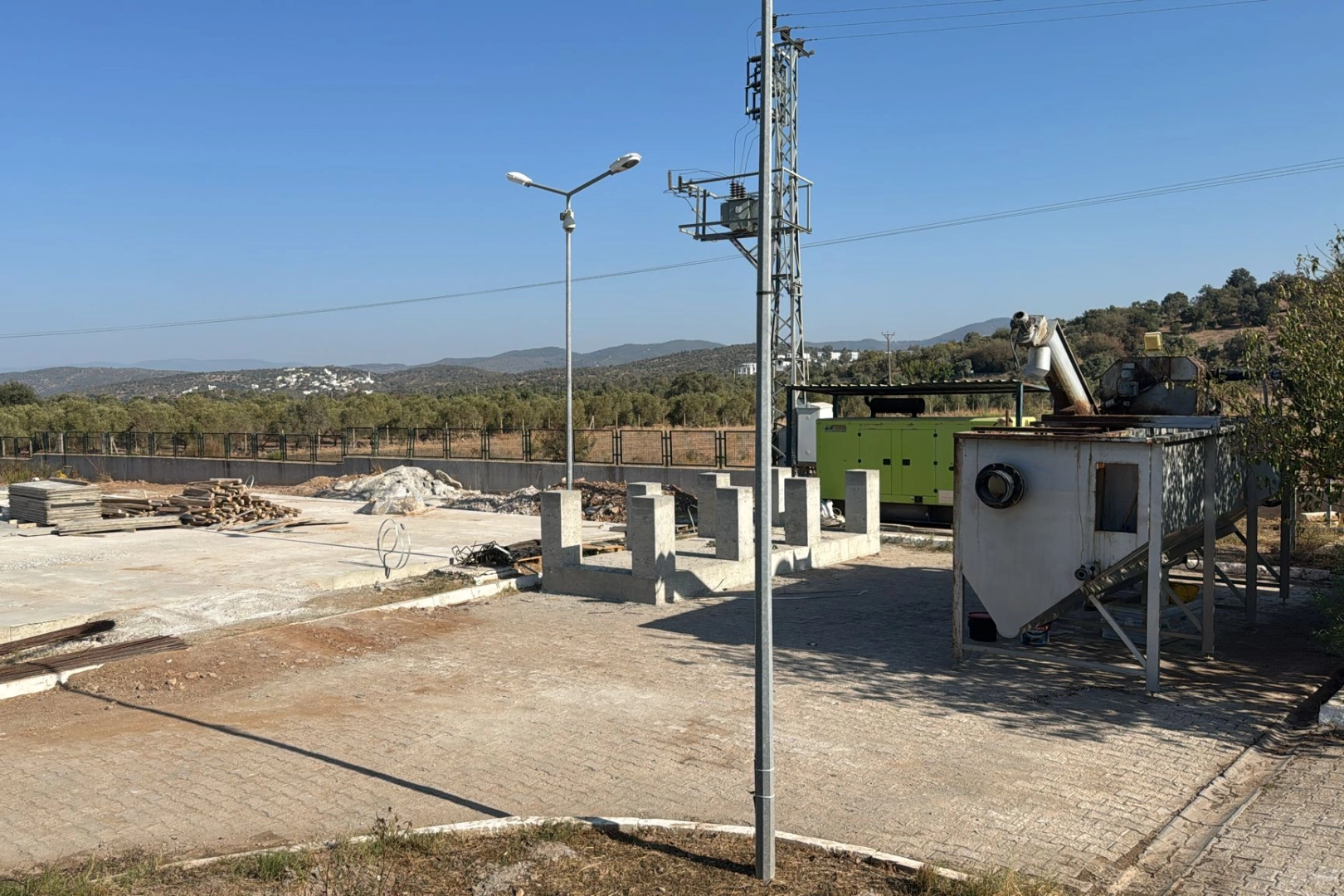 Muğla'da, Mumcular Atıksu Arıtma Tesisinin yüzde 25’ini tamamladı