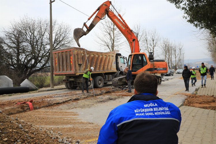 Muğla Düğerek'te altyapıda 5 bin metresi tamamlandı