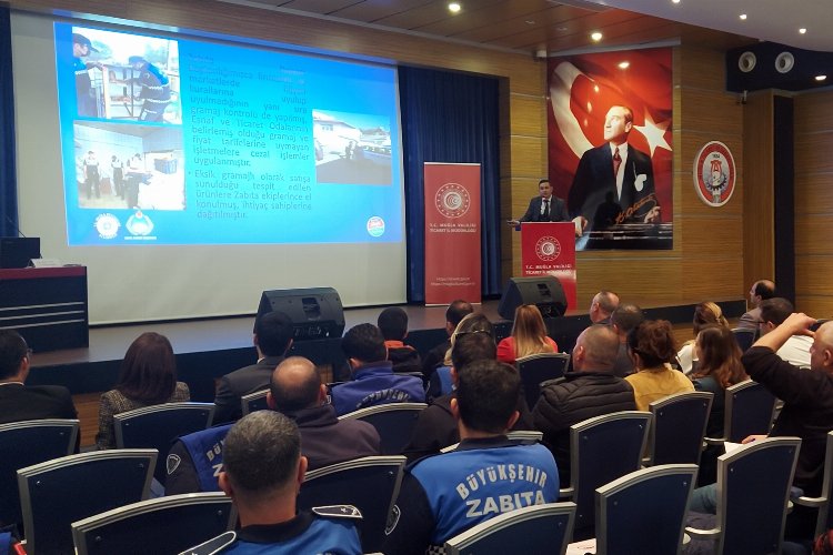 Muğla Zabıtası'nın uygulaması seminere örnek oldu