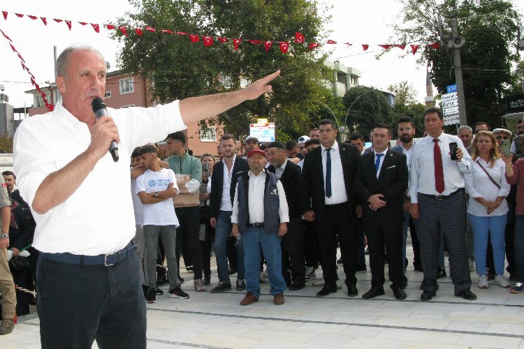 Muharrem İnce Bursa'da... "Ne Cumhur, ne Millet İttifakındayım"