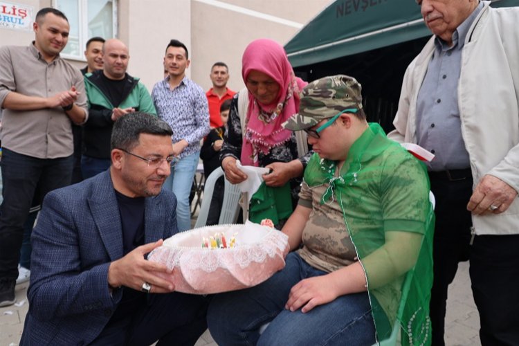 Nevşehir Belediyesi'nden Yusuf Tosun'a asker eğlencesi