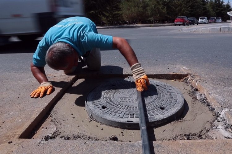 Nevşehir'de rögar kapaklarına düzenleme