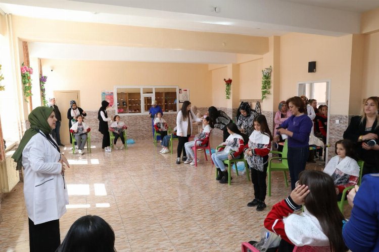 Ortaokul öğrencilerine hijyenin önemi anlatıldı