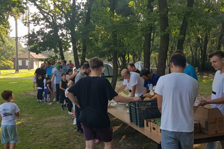 Sakarya'da Macera Park'ta kamp ilgisi