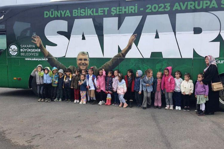 Sakarya'nın gezi programı minikleri mest etti