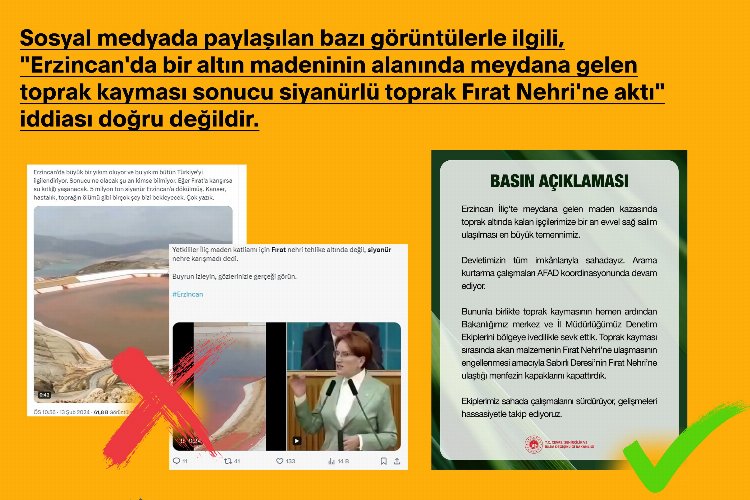 Siyanürlü toprak Fırat Nehri'ne mi aktı? Yanıt İletişim'den geldi...