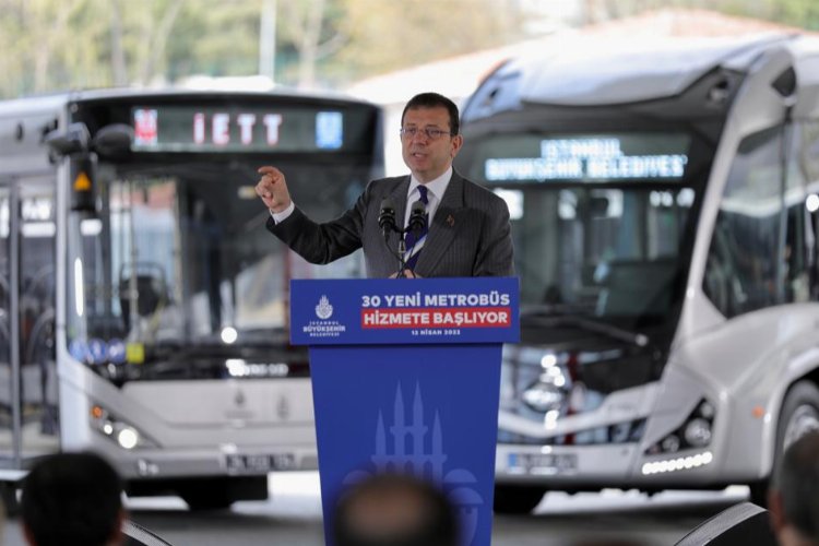 İstanbul'da 30 yeni metrobüs sahaya çıktı