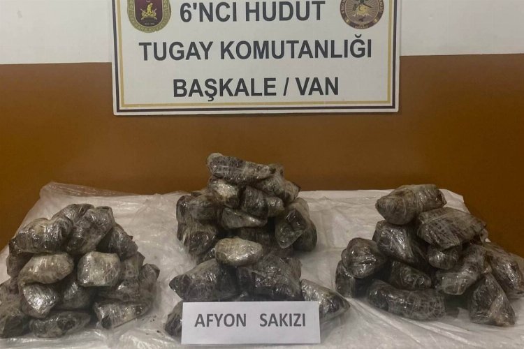 Van'da Hudut Birlikleri'nden uyuşturucu operasyonu