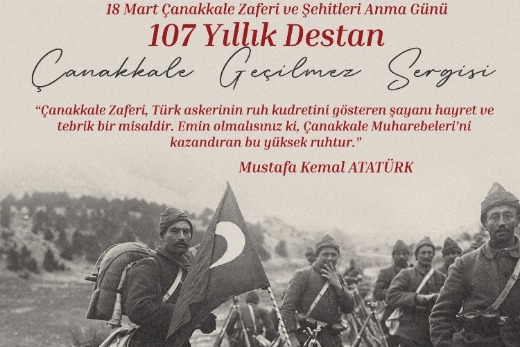 İzmit Belediyesi, “107 Yıllık Zafer: Çanakkale Geçilmez” sergisini İzmitlilerle buluşturuyor