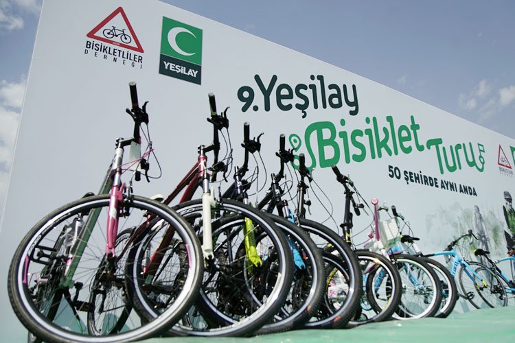 Yeşilay farkındalığa pedal çevirecek