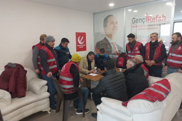 Yeniden Refah Kayseri'den 'deprem' mesajı