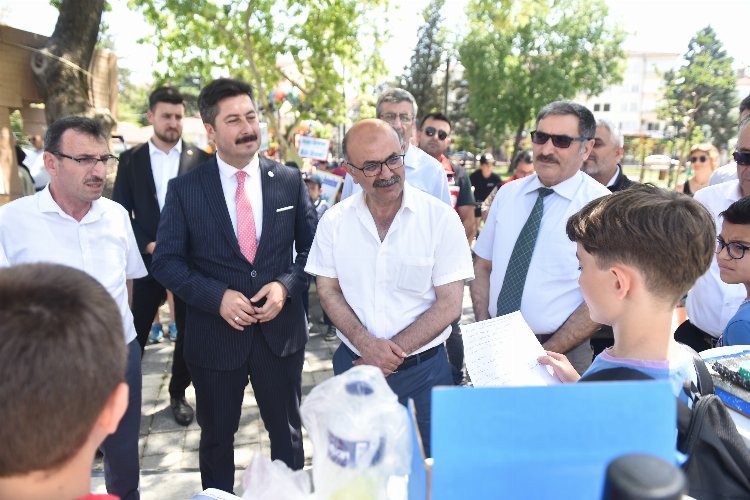 Yenişehir'de plastik atıklara dikkat çekildi