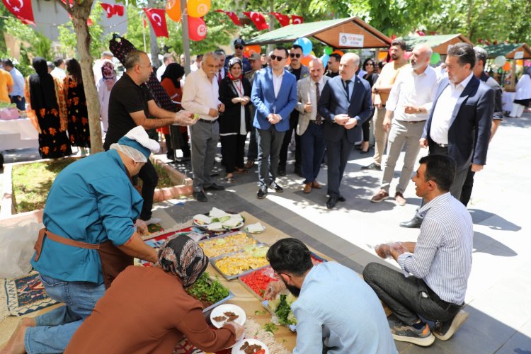 Yeşilli’de el sanatları sergisi açıldı